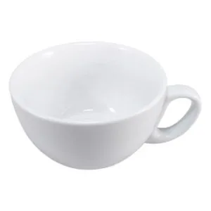 Cappuccino Cups 9 oz Round Handles Box of 6