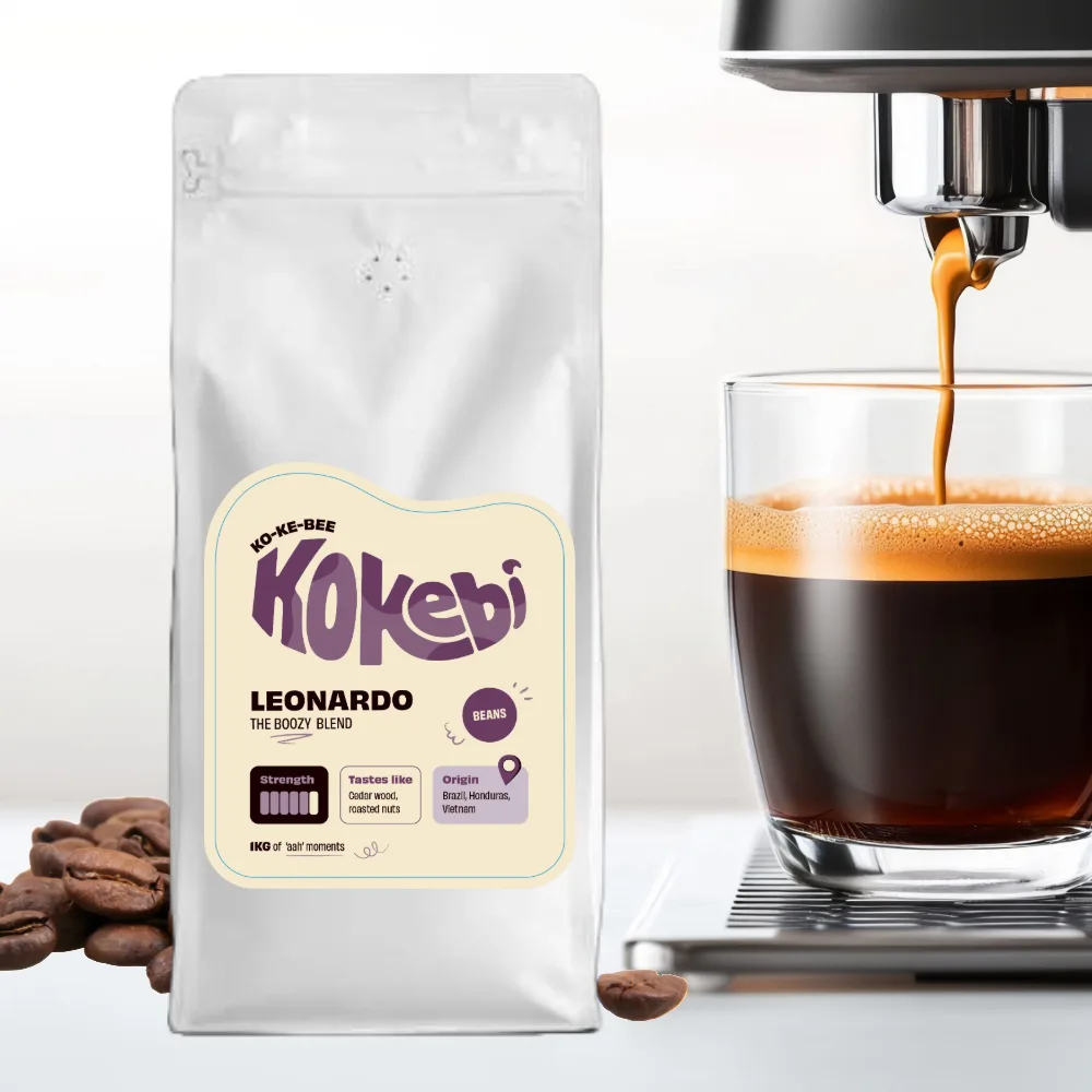 Kokebi Coffee Leonardo Dark Roast 1kg Coffee Beans 4