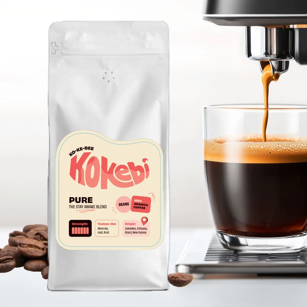 Kokebi Coffee Pure Dark Roast 1kg Coffee Beans