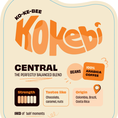 Kokebi Coffee Central Medium Roast 1kg Coffee Beans 1