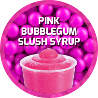 Pink Bubblegum Flavoured Slush Syrup 5L 4