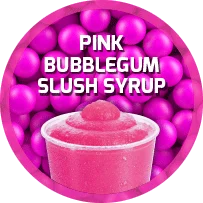 Pink Bubblegum Flavoured Slush Syrup 5L 4