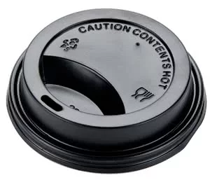 Black Sip Thru Disposable Lids x 1000 1