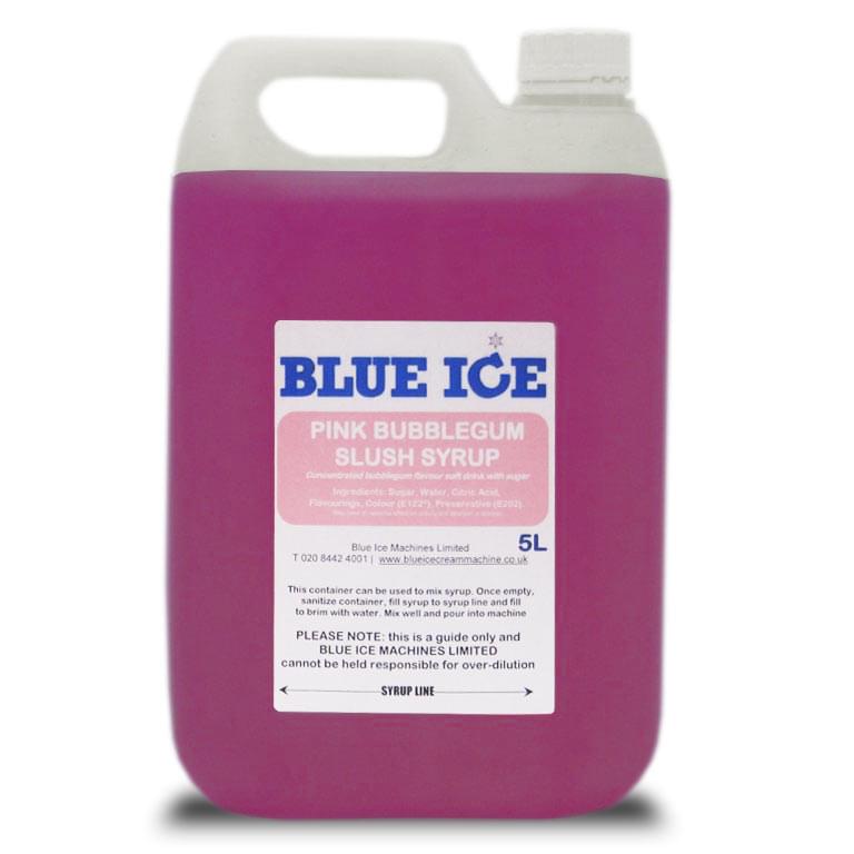 Pink Bubblegum Flavoured Slush Syrup 5L 2