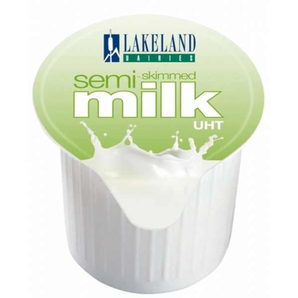 Lakeland Dairies Semi-Skimmed Milk Portions UHT 120 x 12ml Portions