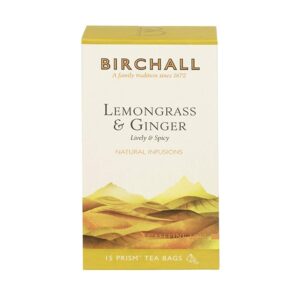 Birchall Lemongrass & Ginger Tea - 15 x Prism Tea Bags 1