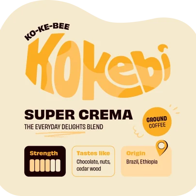 Kokebi Coffee Super Crema Medium Roast 1kg Ground Coffee 1