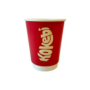 12oz Kokebi Double Wall Paper Cups x 500